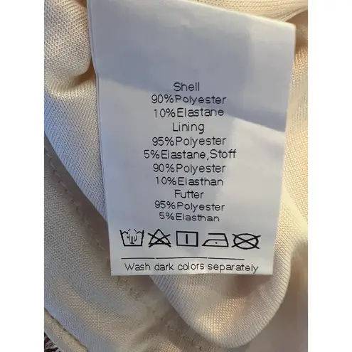 Grace Karin Top Womens Size L Tan Sleeveless Pullover Fringe Sequin Lined NWT