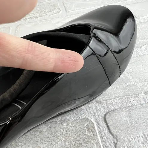 Dansko Shoes Womens 42 Black Patent Leather Ballet Flats Comfort Strappy 11.5 12