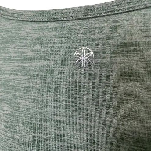 Gaiam Heather Green Long Sleeve Yoga Top