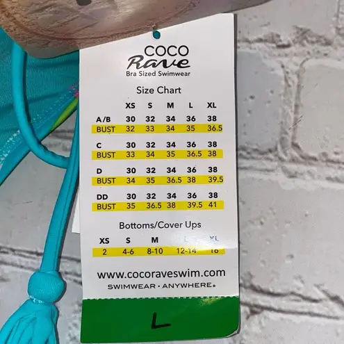 Coco Rave NWT  Multicolored Patterned Bikini Bottom - Image 6