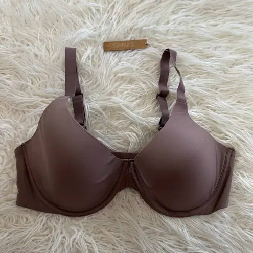 SKIMS Fits Everybody Scoop Plunge Bra Umber Size 40DD