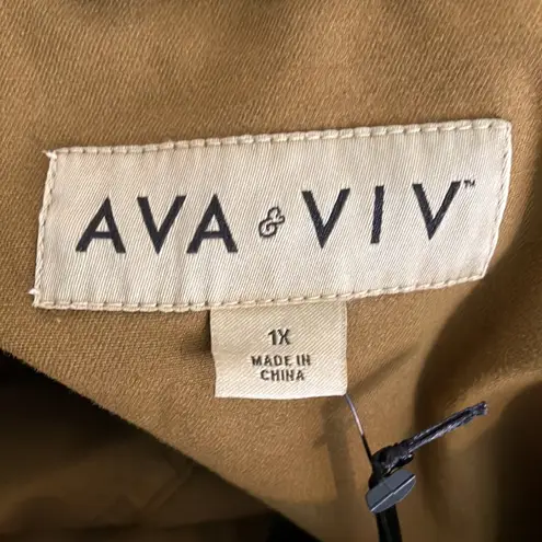 Ava & Viv NWT  Denim Jacket, 1X