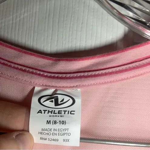 Athletic Works NWT  Pink Striped Ombré Tank size M