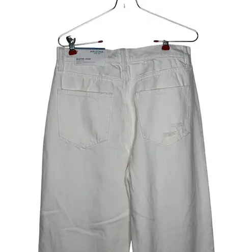 Arizona Jeans Arizona Jean Co. Women Jeans Skater Slouchy Ripped Hi-Rise Wide Leg Sz.5 NWT