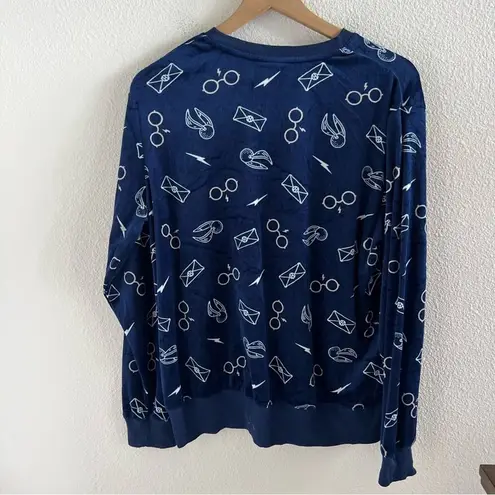 Harry Potter Wizarding World Soft Long Sleeve Sweater Top Lightweight Large