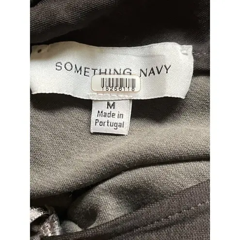 Something Navy One Shoulder Gown in Black Medium Womens Long Maxi Dress