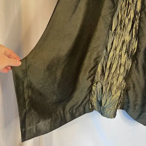 Terra SJ Apparel Structured Collar Sleeveless Green Mod Tunic Dress Size Medium