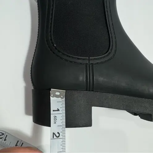 Jeffrey Campbell  Black Rain Boots‎ Size 9 - Image 4