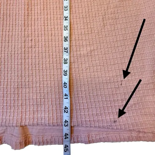 Mara Hoffman Tiffany Dress Pink Organic Cotton Belted Wrap Midi Oversized XS