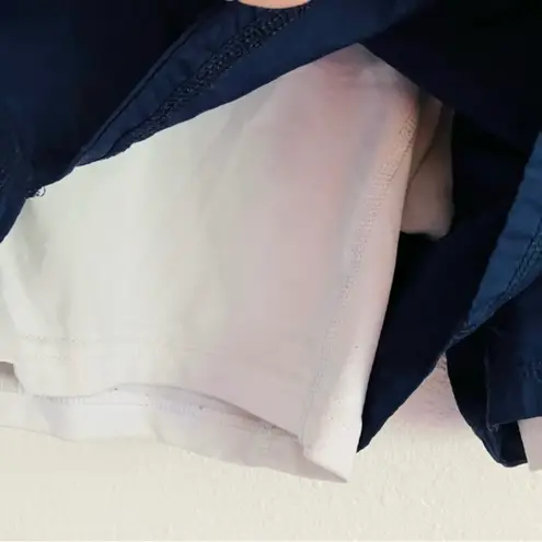 Coast Guard Work Out Shorts Blue Lined