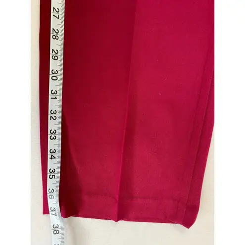 Allison Daley Women's Burgundy Dress Pants