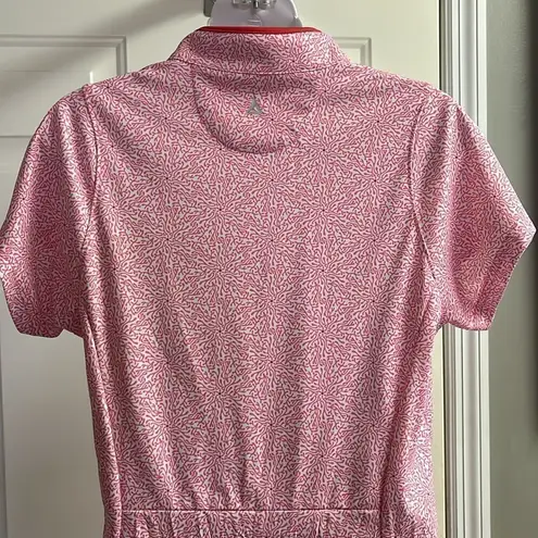 Bermuda Sands Tropical Golf Dress with White Pull