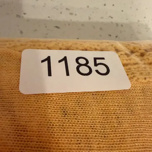 Angel Of The North Anthropologie Visionary Cardigan Women's Small Yellow Crochet