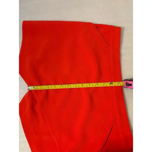 BCBGMAXAZRIA  Beckett Bright Poppy Envelope Shorts Size Large