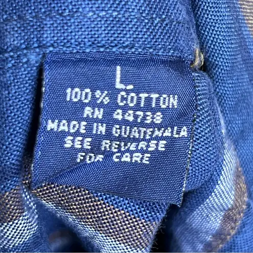 Manhattan Large Button Down Stripe Shirt w/Single Button Cuff w/Pocket