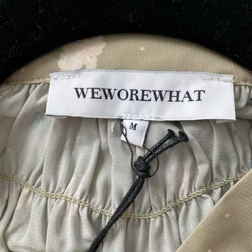 We Wore What Floral Tie Neck Long Sleeve High-Low Dress size Medium