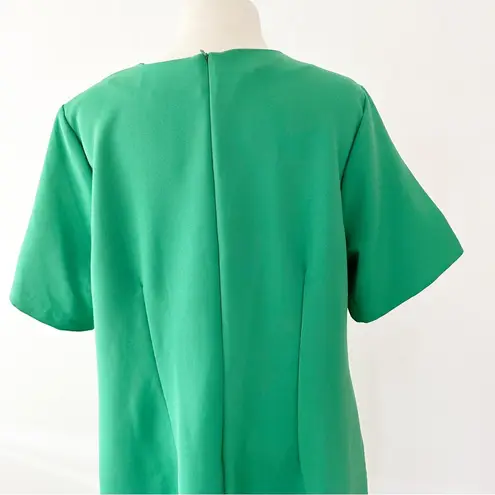 Eloquii Green Twist Front Sheath Dress | 18