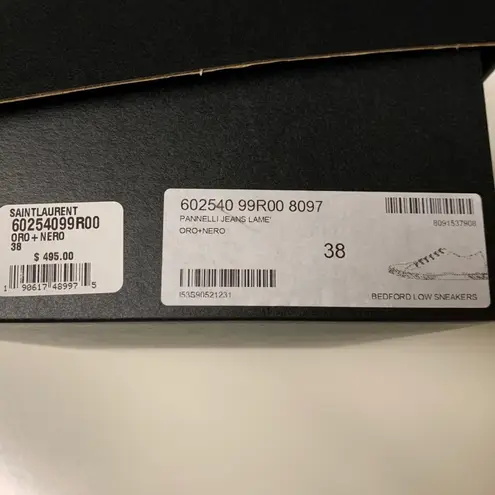 Saint Laurent Bedford Low top Distressed Sneakers