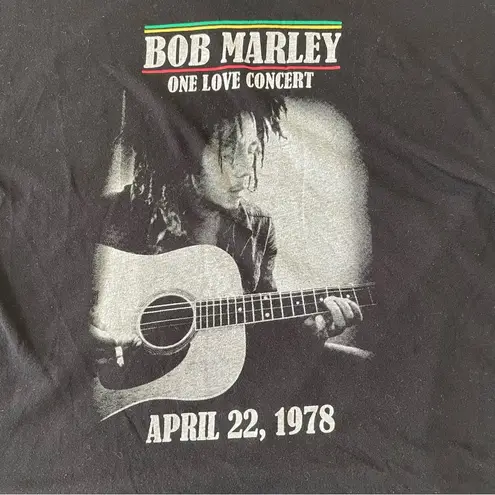 Zion Rootswear Bob Marley Shirt One Love Concert 1978 Black Size M 