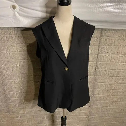 Mina Self Sleeveless Blazer Vest
