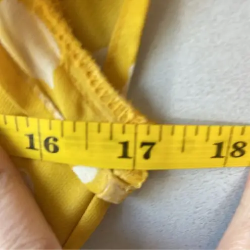 Bardot  Yellow Floral Chiffon Dress Size 4