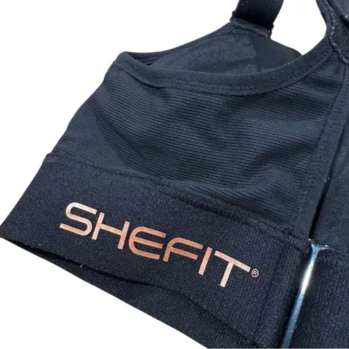 SheFit Ultimate Sports Bra Adjustable High Support Black 1 Luxe Size undefined