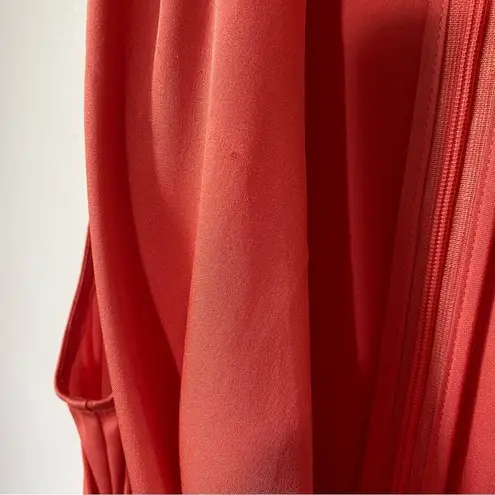 Catherine Malandrino silk Coral Sleeveless Short romper size 4