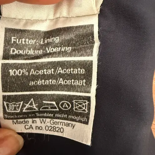 Dana Buchman Vintage Navy Blue Wool Blend Skirt Midi Skirt Size 14