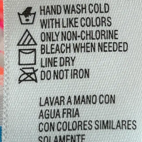 California Waves HAWAII SUNSET RING-FRONT ONE-PIECE SWIMSUIT MULTICOLOR SIZE M