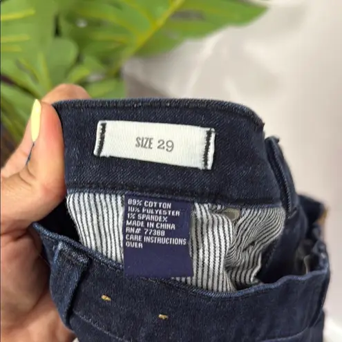 Madewell  skinny jeans in dark blue rinse