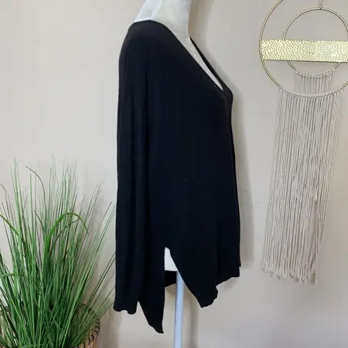 boden • wool blend vneck sweater with side split