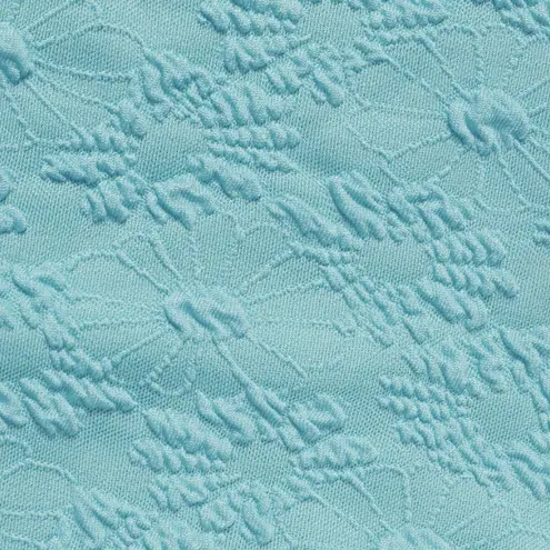 BERLOOK Floral Textured Bikini Top ONLY 51 Blue