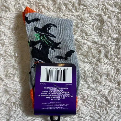 Flying Witch Crew Socks Adult Small Shoe Size 4