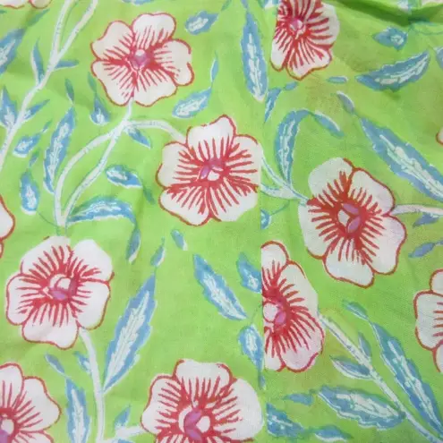 NWT Oliphant Tie Front Balloon Sleeve Mini in Amalfi Lime Short Dress S Green