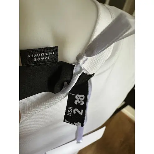 Moschino Love White Graphic Tee Et Voila Hand Print T-Shirt Size 2/38 NWT