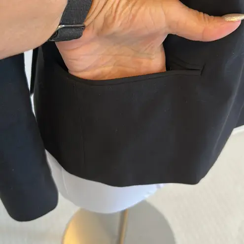 Theory  Lynn Checklist Black Blazer - Image 7