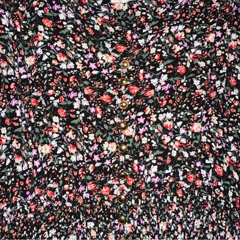 JODIFL ditsy floral sleeveless cropped wide leg jumpsuit