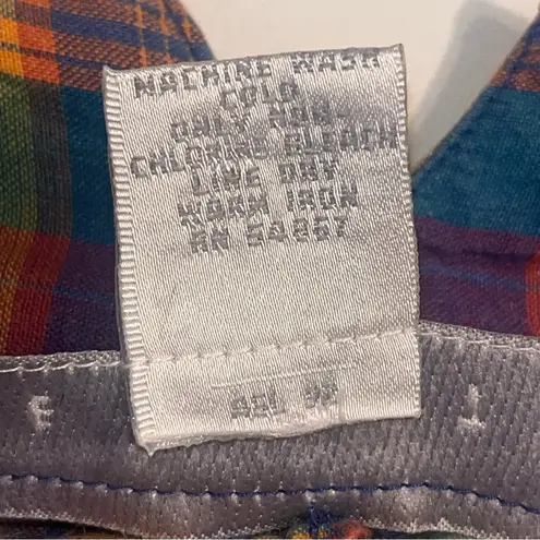 Vintage 90s Plaid Highwaisted Shorts Red Size 12