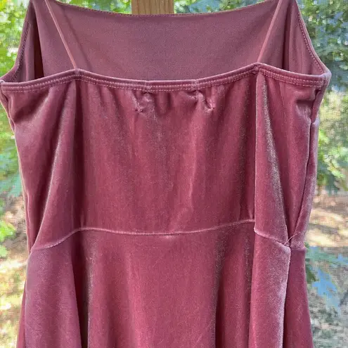 Urban Outfitters  Pink Velour Sleeveless Mini Dress Size XS