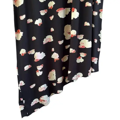 NWT MASAI Copenhagen Okta Asymmetric Floral Jersey Dress Medium Retail $158.00