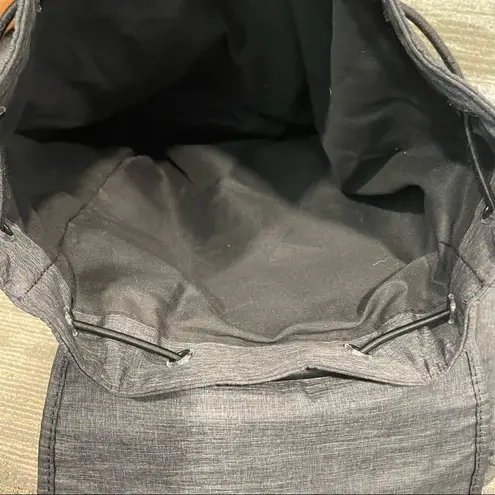 Calia by Carrie Underwood Grey Nylon Fold Over Backpack Gray