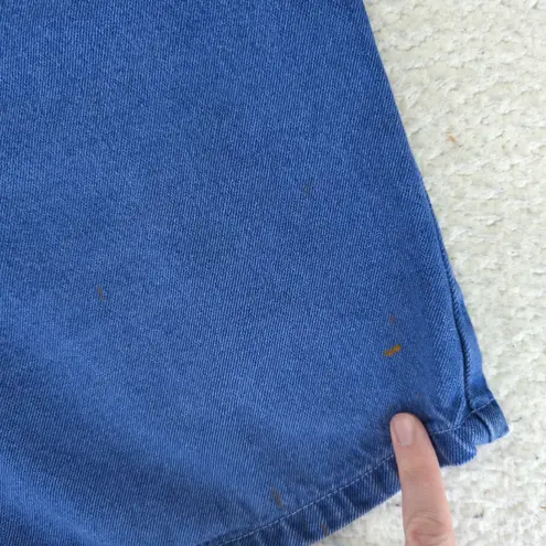 Vintage Gitano Denim High Rise Shorts Button Fly Womens 14 Relaxed Midi Mom Dad Blue