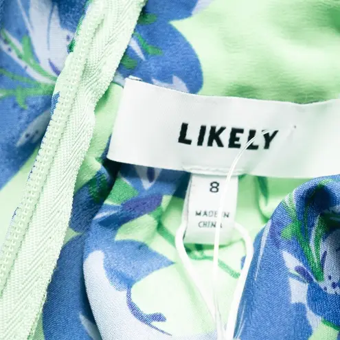 Likely  Karrica Maxi Dress Blue Floral Cut Out Print