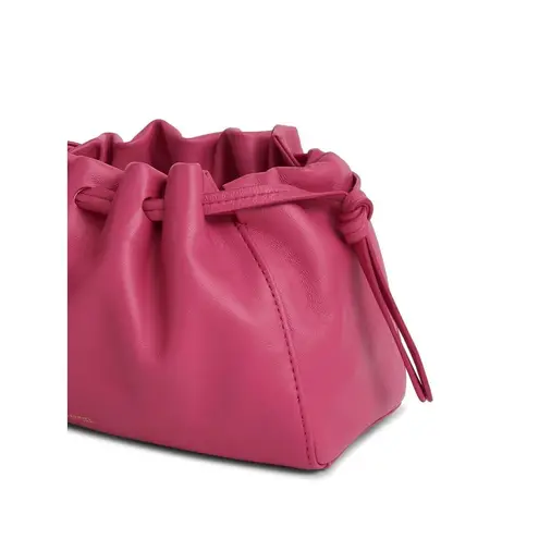 Mansur Gavriel Mini Cloud Lambskin Crossbody Clutch Bag Dolly Pink Womens Size O