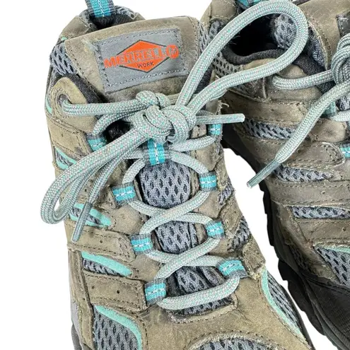 Merrell Moab Vertex Lace Up Slip Resistant Select Grip Work Tennis Shoes Size 6