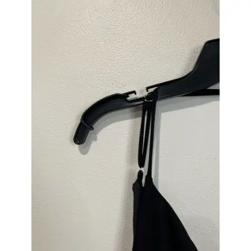 Babyboo Beatrix Maxi Dress Black Slit Formal Evening Gown NWT XS Y2K