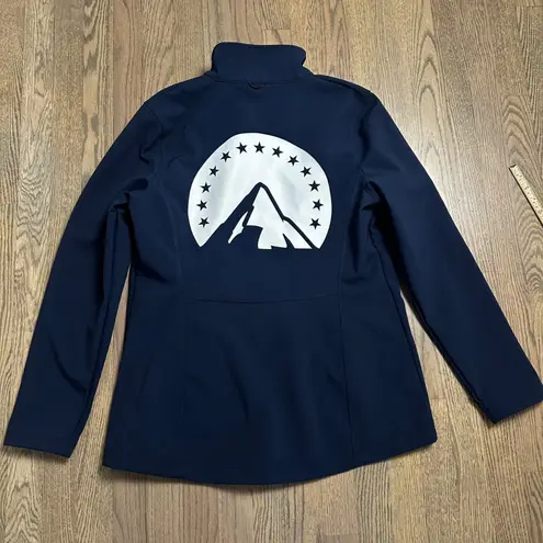 Port Authority Paramount Ladies L Navy Blue Soft Shell Jacket Zip Up L