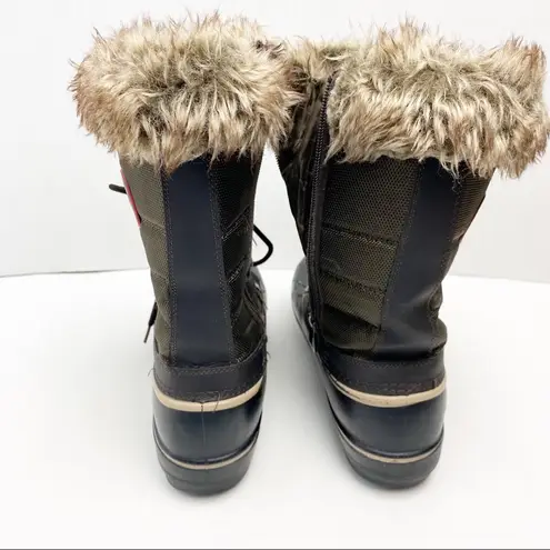 Dream Paris DREAM PAIRS Canada Brown Faux Fur Thinsulate Lined Winter Boots, Size 7