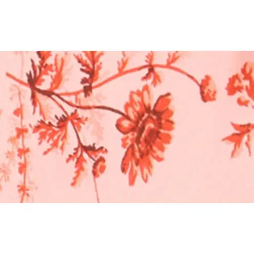 Cinq à Sept  Kersti Floral Print Asymmetric‎ Silk Dress Size 14