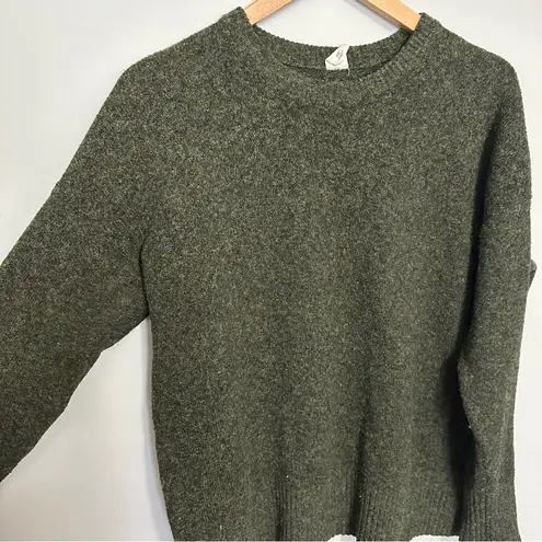 Melrose and Market Oversized Dark Green Knit Sweater Women's Size Small